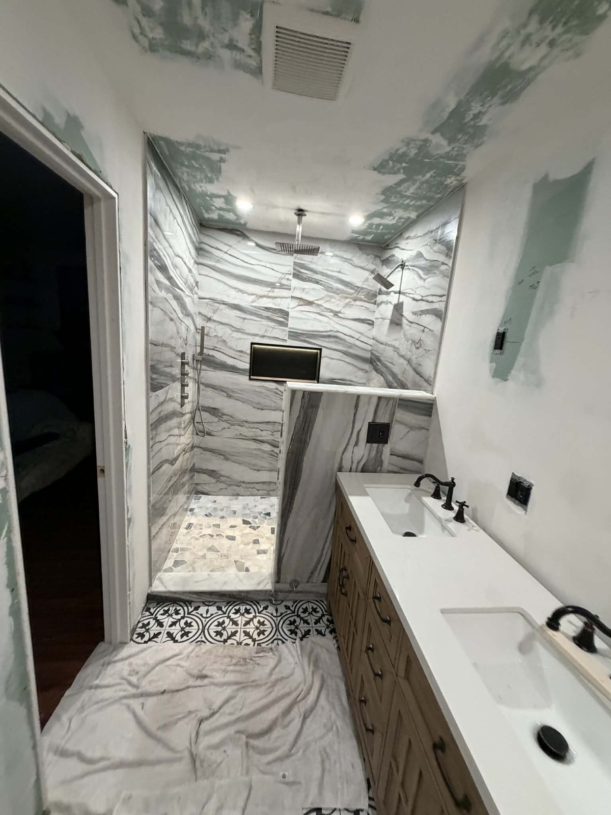 Luxury marble bathroom